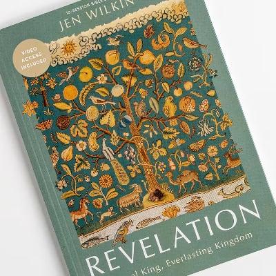 Jen Wilkin's Revelation study, with the Scripture notebook