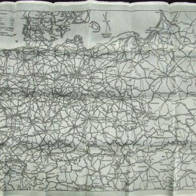 An original WWII silk escape map