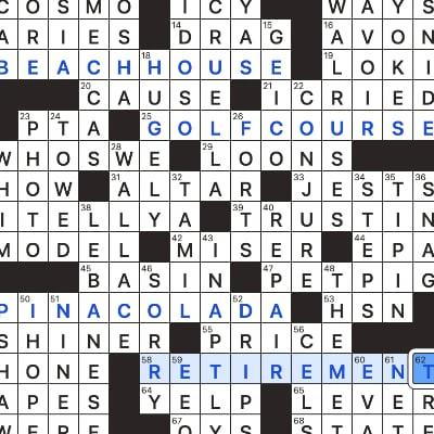 A custom crossword about me