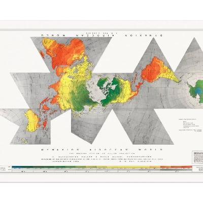 Dymaxion Map archival poster
