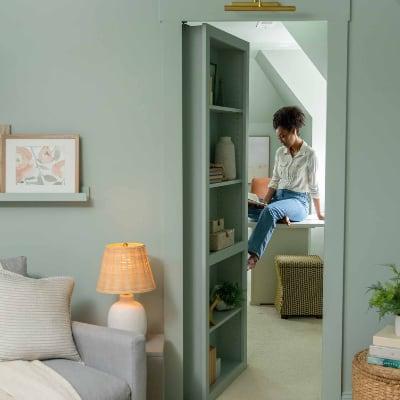 Murphy Door hidden bookcase door