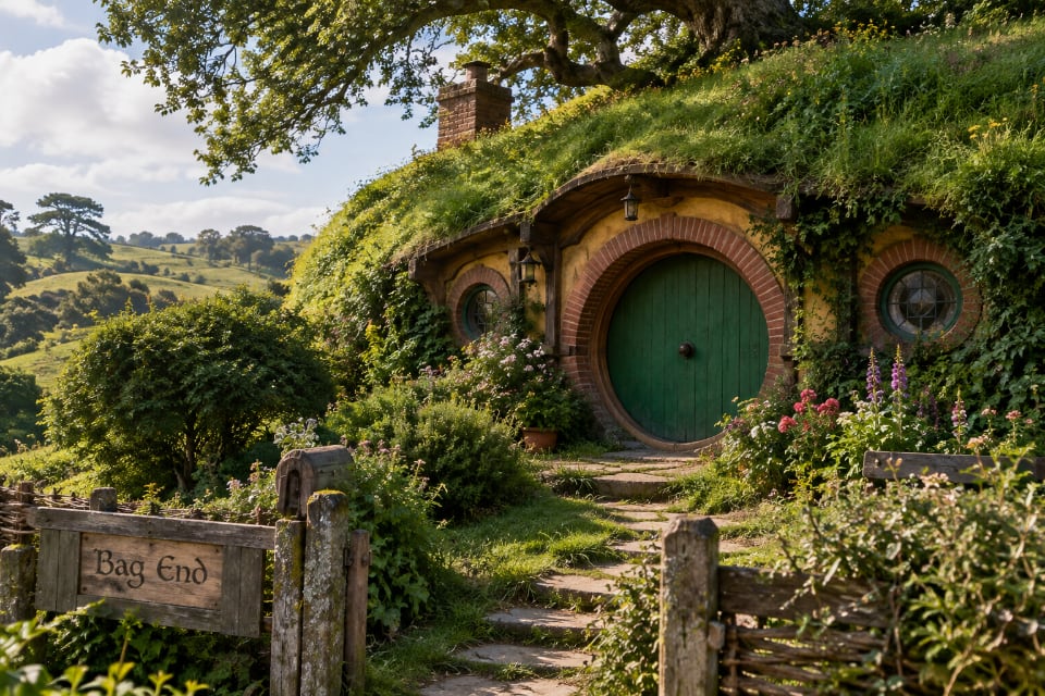 Bag End, Bilbo's hobbit-hole under the Hill